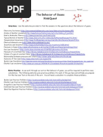 Gases Web Quest