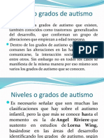 Niveles o Grados de Autismo