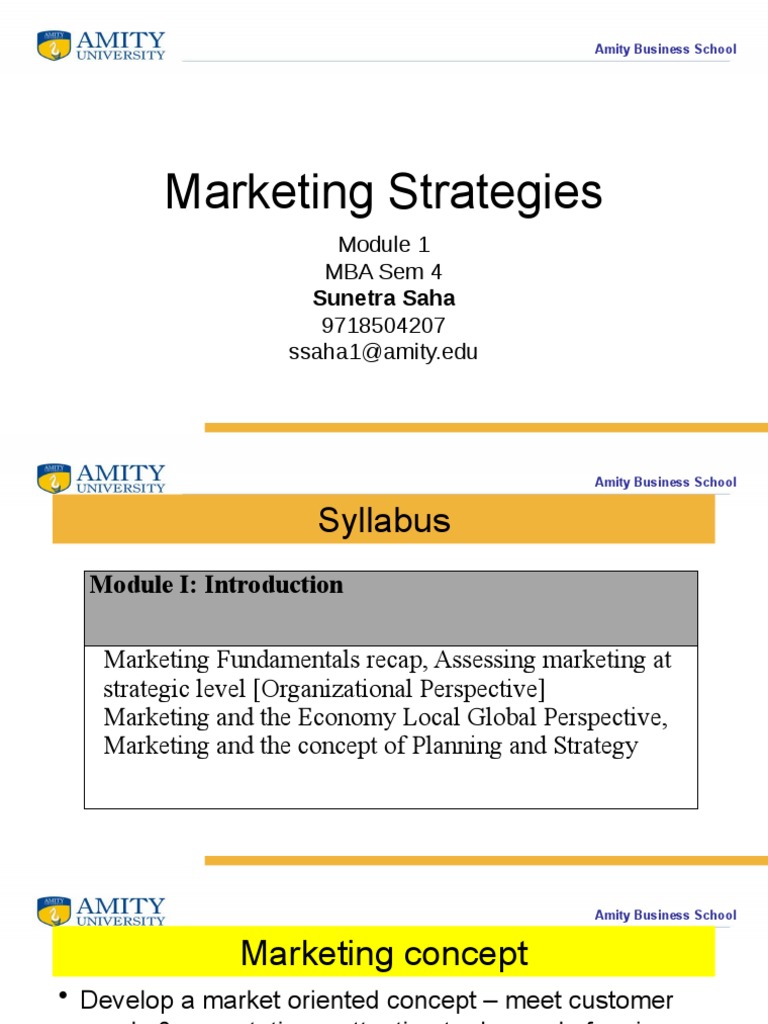 MBA Marketing Strategies Overview | PDF | Marketing Strategy ...