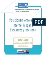 Posicionamiento en La Internet Hispana