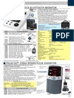 Pc-300 Spot Check Bluetooth Monitor: Standard: Spo, PR, Nibp, Temp Optional Ecg, Glucometer