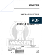Instrucciones de servicio para martillo eléctrico EHB 11 BL/230i