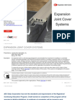 EC (136FC2019-1h) - 190903 - AEC + CS - Expansion joint cover systems