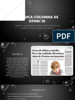 Crónica-Columna de Opinión