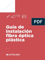 ACTELSER - Guía de Instalación - Fibra Óptica Plástica - 04