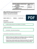 10° GUÍA No4 QUIMICA Juan Carlos Mendoza