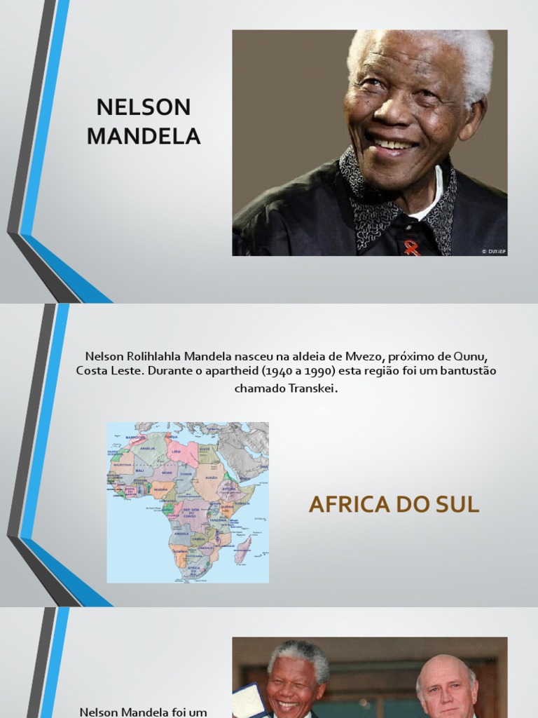 Nelson Mandela: Líder da Liberdade na África | PDF | Religião e ...
