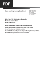 MicroTech III Chiller UC Modbus Tech Sheet Daikin ED 15121-9LR