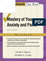 Mastery of Your Anxiety and Panic Workbook by David H. Barlow