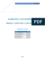 Marketing Antidepressants - Prozac and Paxil Case Analysis - Group H