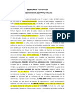 (Ya) ESCRITURA DE CONSTITUCIÓN DE SOCIEDAD DE LA EMPRESA GAMAHA S.A. DE C.V.