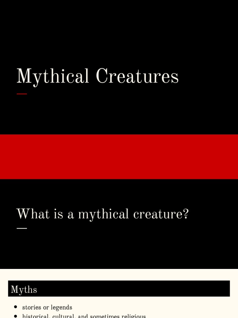 Monsters Mythical Creatures Pdf