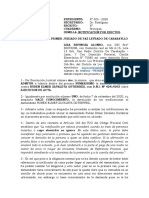 Notificación por edictos en proceso de ejecución de acta