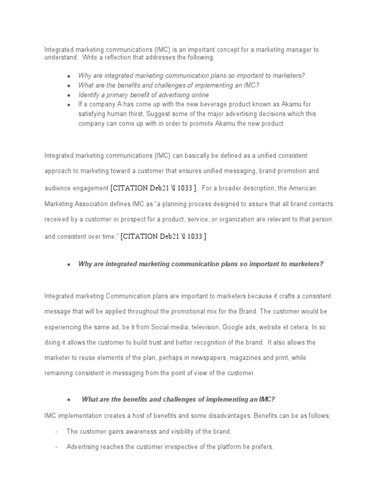 Week 6 Portfolio Assignment Pdf Marketing Communications Brand