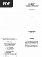 Werner Jaeger - Paideia, a formação do homem grego