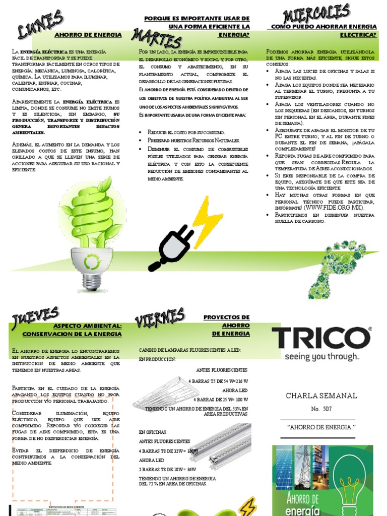 CHARLA 507 AHORRO DE ENERGIA - Pub | PDF | Uso eficiente de energía ...
