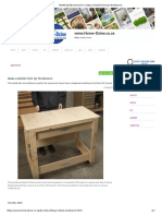 HOME DZINE Home DIY _ Make a Mobile Fold-Up Workbench