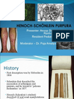 Henoch Schonlein Purpura - DR - Anoop Singh Ranhotra