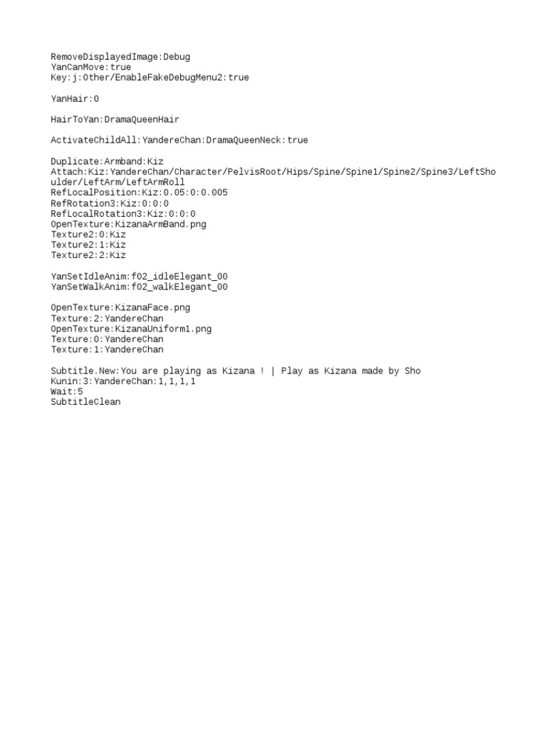 Kizana Mod Debug Commands Guide | PDF | Teaching Methods & Materials ...