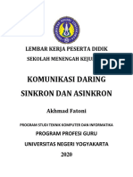 Komunikasi Daring Sinkron Dan Asinkron: Lembar Kerja Peserta Didik