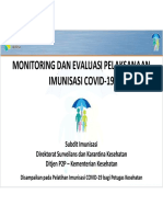Monitoring Dan Evaluasi Vaksinasi 19