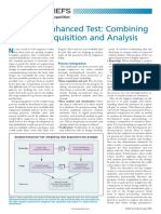 Analysis Enhanced Test: Combining Data Acquisition and Analysis