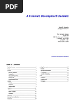 A Firmware Development Standard