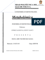 Actividad 6.1 Human Metabolome Database Parte 2 - Vilchis Macazaga Diana Aide 1318251103