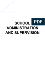 School Administration and Supervision