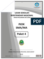 Naskah Soal Usbn - Pjok - Kur 2013 - Paket 4