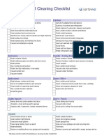 Twice A Year Cleanig Checklist