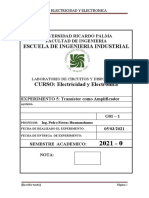 EEI 2021 - 0 S6 - L5 - Transistor Amp