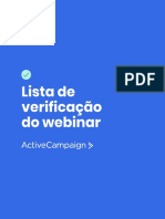 Lista de Verificacao Do Webinar