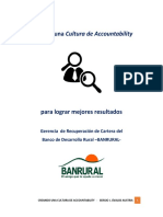 Propuesta - Creando Una Cultura de Accountability