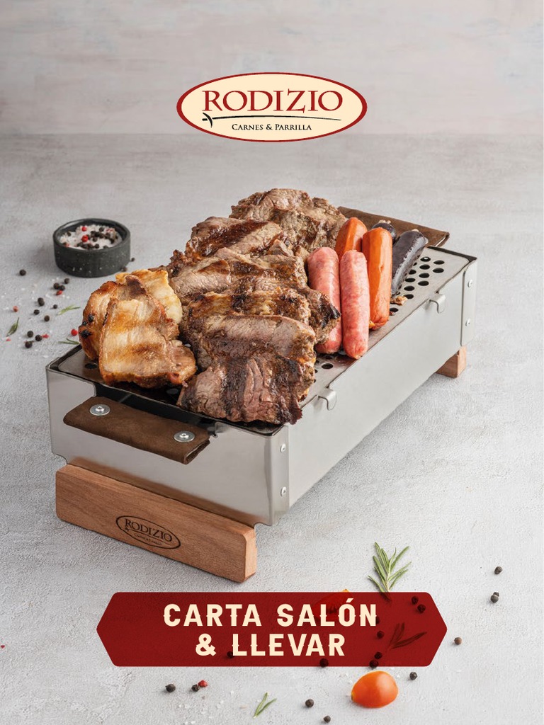 Menú de Rodizio y Precios | PDF | ensalada | Alimentos