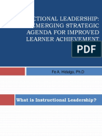 Instructional Leadership: An Emerging Strategic Agenda For Improved Learner Achievement