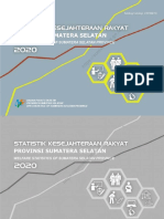Statistik Kesejahteraan Rakyat Provinsi Sumatera Selatan 2020