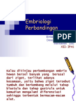 Embriologi Perbandingan