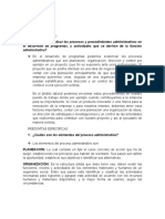 Procesos administrativos y objetivos empresariales