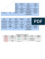 Horario 2021