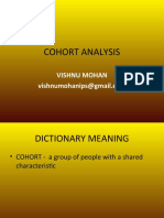 COHORT ANALYSIS