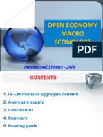 Open Economy Macro Economics: International Finance - 2016