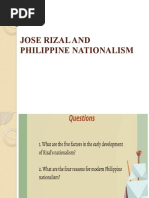 Jose Rizal and Philippine Nationalism