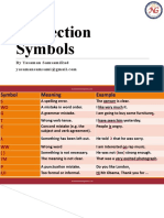 Correction-Symbols For Writings