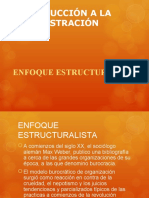 Teoria Burocratica y Estructural