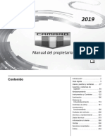 Manual Propietario 2019 Camaro