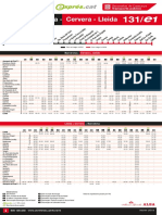 131 - Lleida - Cervera - Barcelona E1 Bus Expres