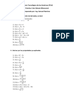 Práctica 3 - Cálculo Diferencial