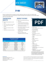 Technical Data Sheet: Full Synthetic ATF-MV