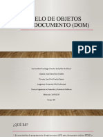 Modelo de Objetos Del Documento (Dom)